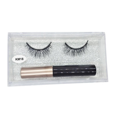 Wholesale 3d magnetic false private label magnetic eyeliner and lashes