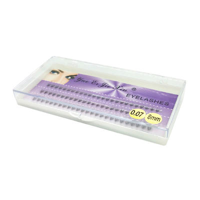 Volume silk eyelashes 4d synthetic individual lashes with custom packaging