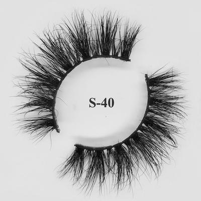 private label mink eyelashes cheap 3d mink lashes S-40