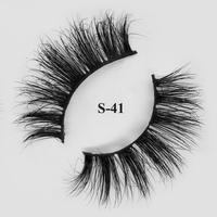 3d real fur average length eyelashes wholesale mink lashes S-41