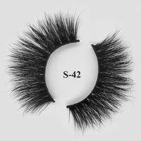 mink hair fake eyelashes best 3d mink lash vendors S-42