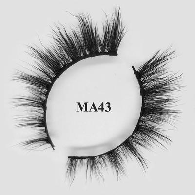 Custom eyelash packaging oem private label 3d faux mink lashes MA43