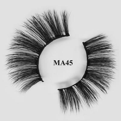 Premium natural looking 3d eyelashes Faux mink lashes wholesale MA45