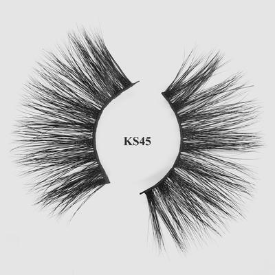 wholesale eyelash private label mink lashes 3d eyelashes KS45