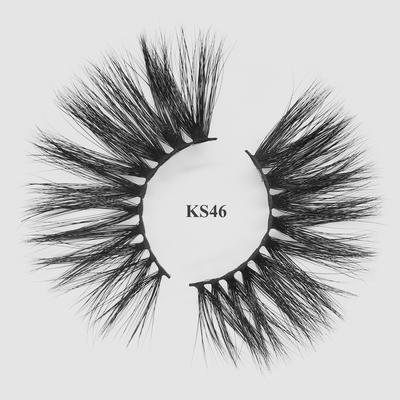 Create your own brand siberian private label mink lashes 3d mink eyelashes KS46