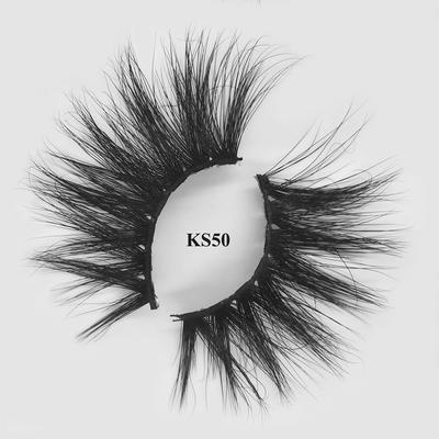 Wholesale Siberian Mink Fur Lashes 3d Mink Eyelashes With Custom Package KS50