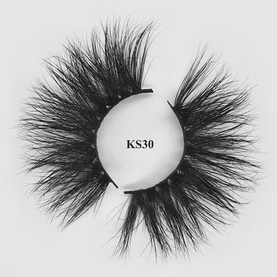 Create your own brand 3d mink eyelashes eye lashes private label custom packaging mink lashes KS30