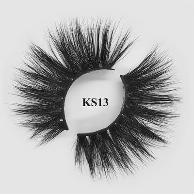 Best eyelashes real mink fur 5d volume lashes with custom packaging box
