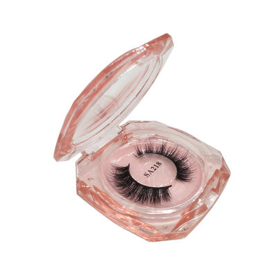 Clear round luxury acrylic eyelash packaging box